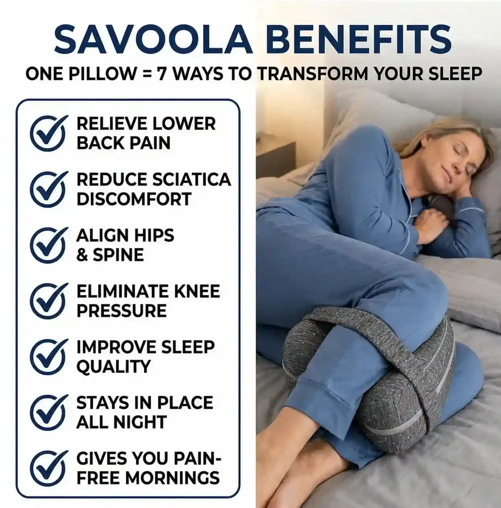 Contoured Knee Support Pillow