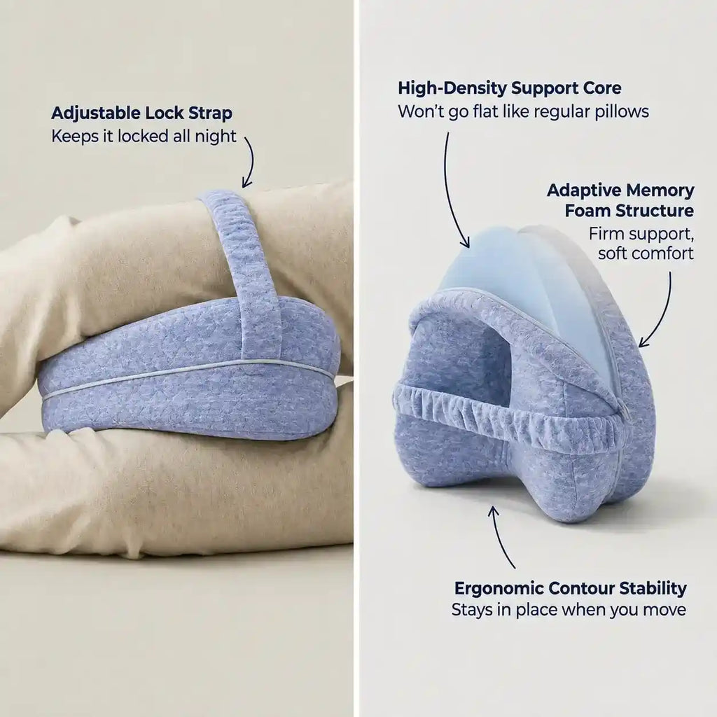 Contoured Knee Support Pillow