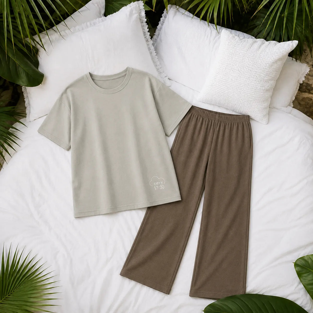 Cooling Long Pajama Set